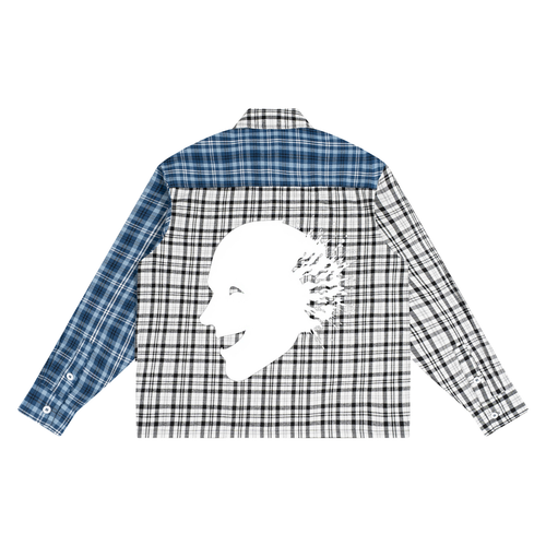 Oversized Chequered Block Shirt