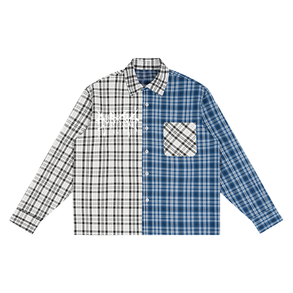 Oversized Chequered Block Shirt