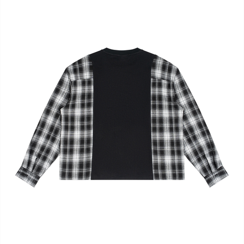 Half-Chequered Long Sleeve